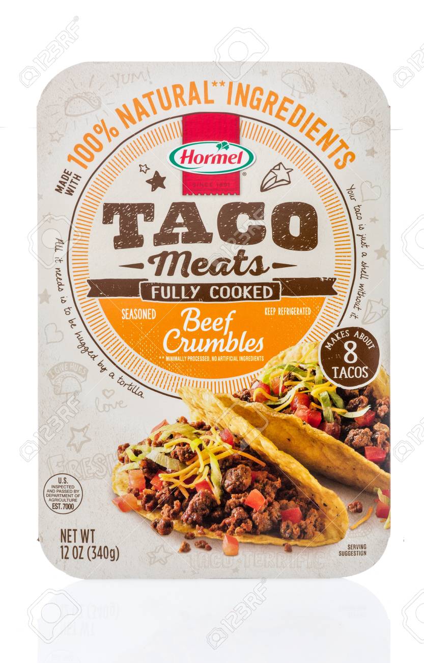 Winneconne Wi March A Package Of Hormel Taco Meats