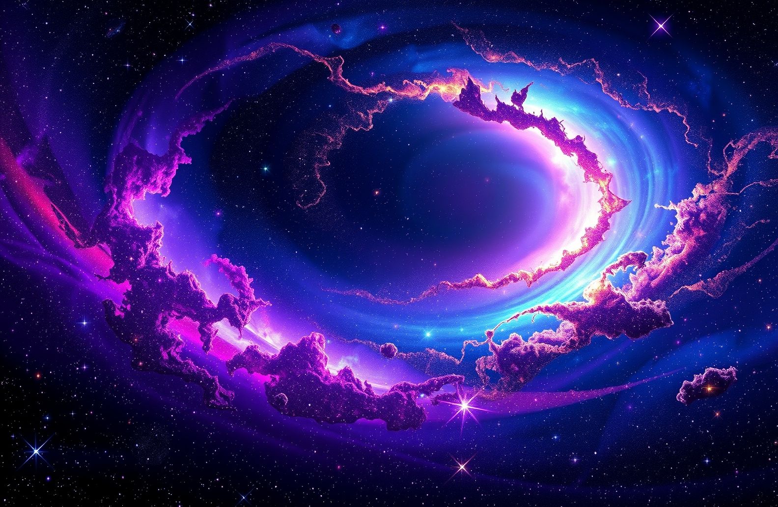 Space Star Background