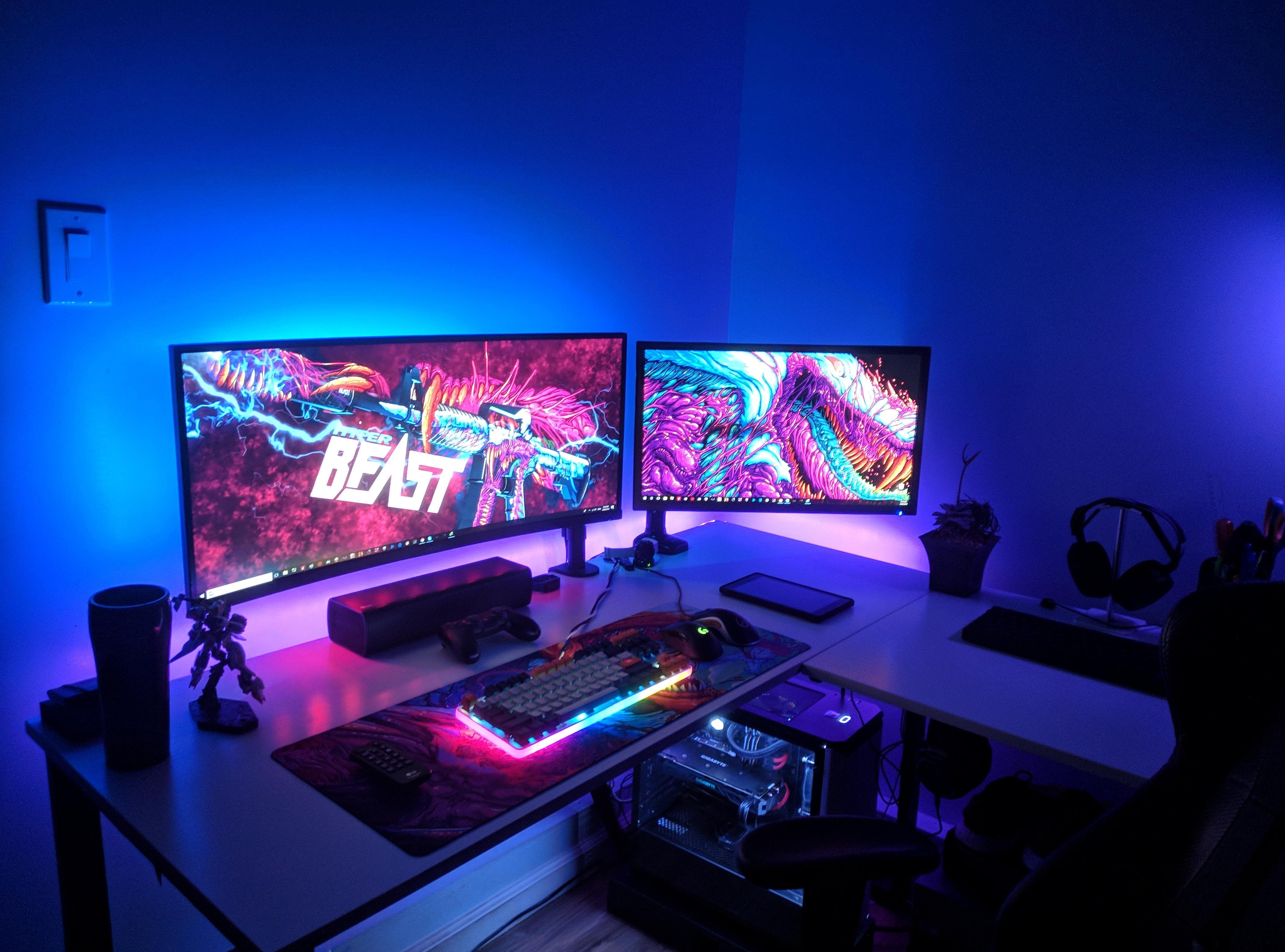 New Mousemat And Wallpaper Video Game Rooms Best Gaming Setup