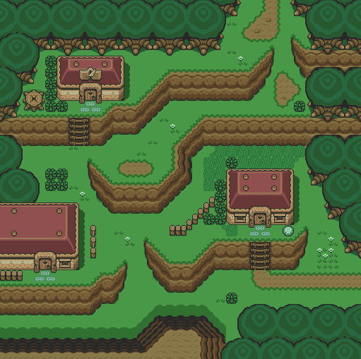 Background Hq A Link To The Past Light World Overworld