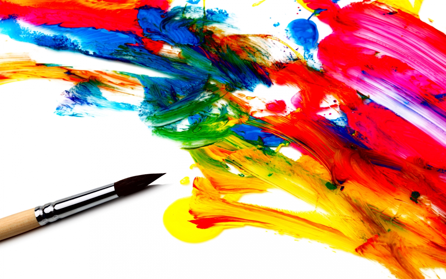 Abstract Paint Brush Wallpaper Pc High Resolution