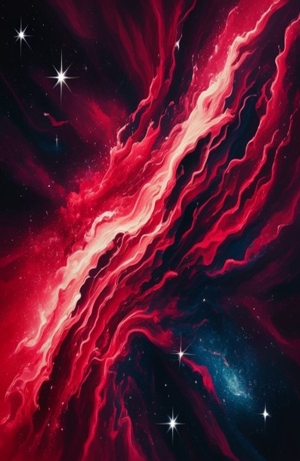 Red Space Wallpaper