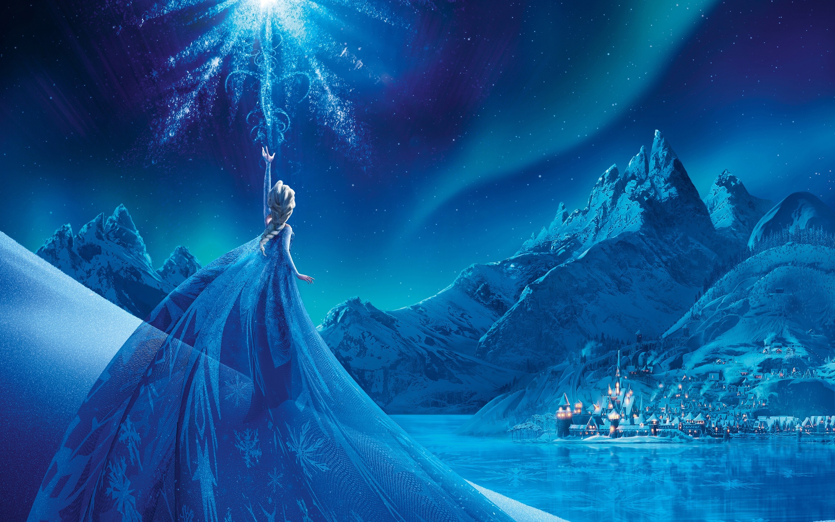 Frozen Elsa Snow Queen Palace Background Full HD