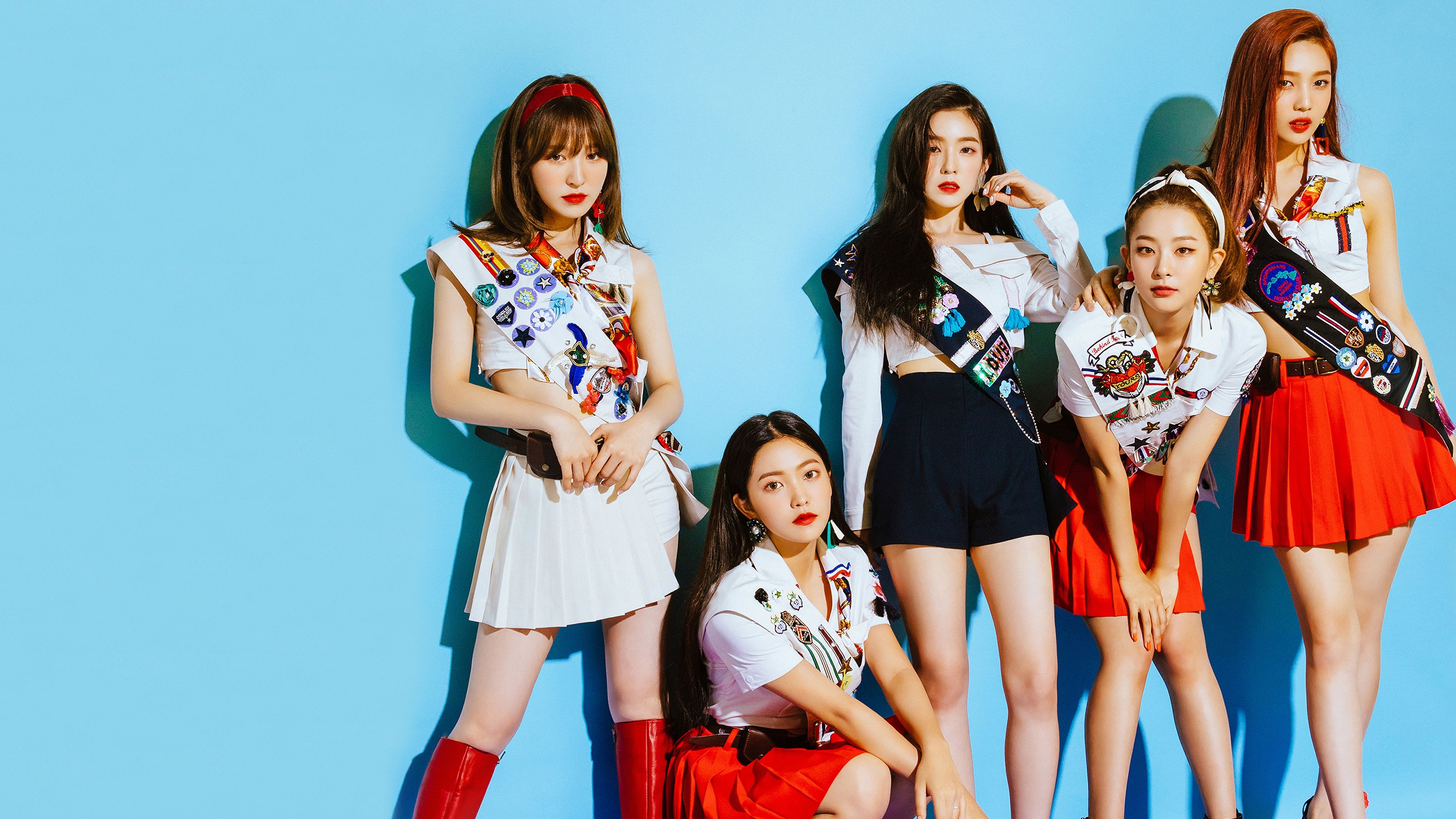 Red Velvet K Pop Girl Group Power Up Summer Magic Members