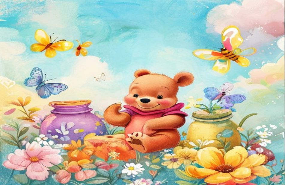 Baby Winnie The Pooh Wallpaper