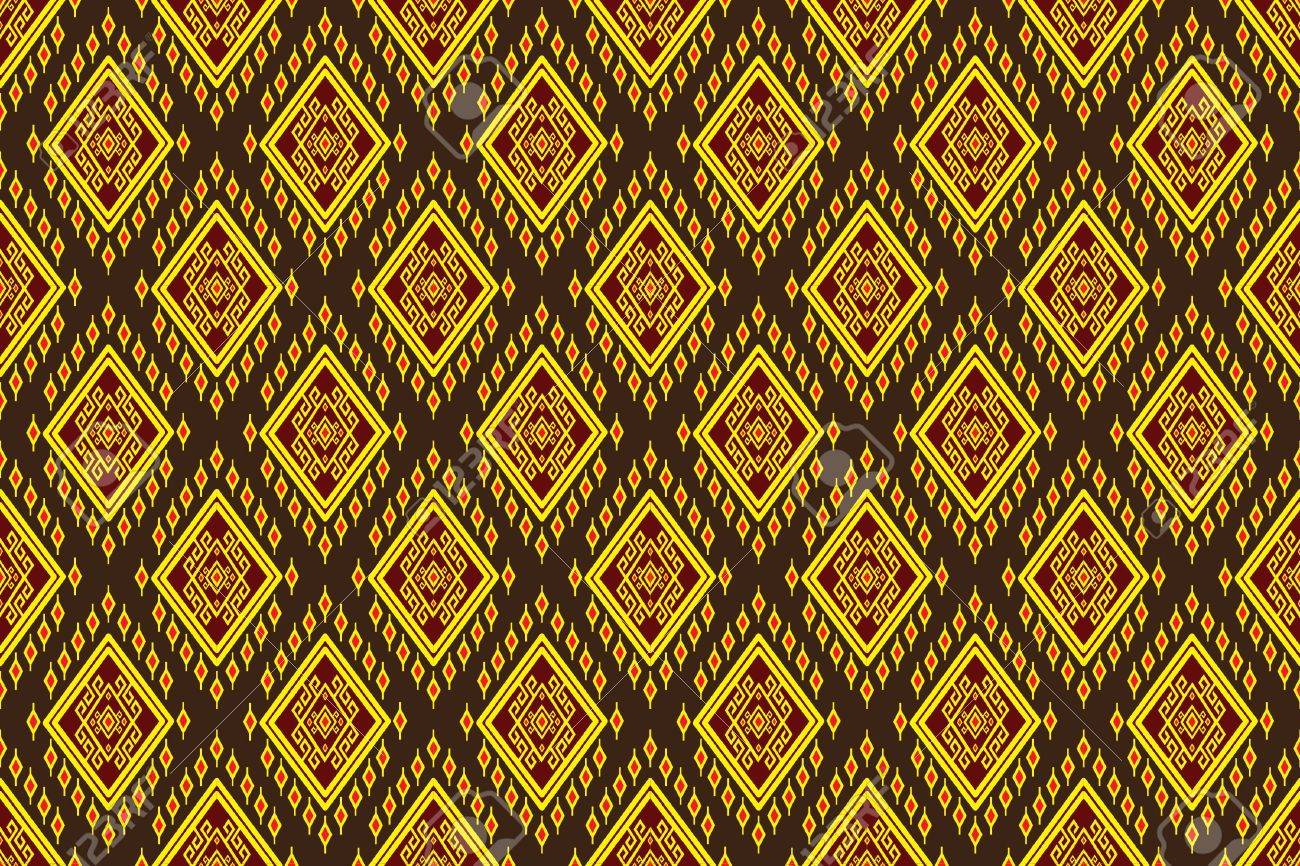 Geometric Ethnic Pattern Design For Background Carpet Wallpaper