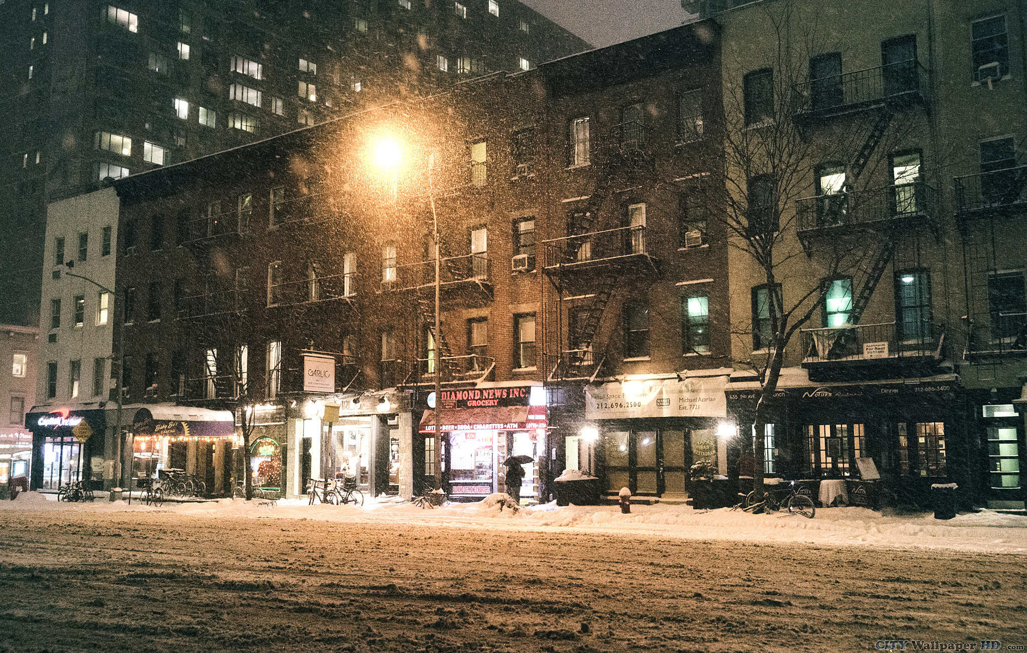 New York City Winter Wallpaper Image