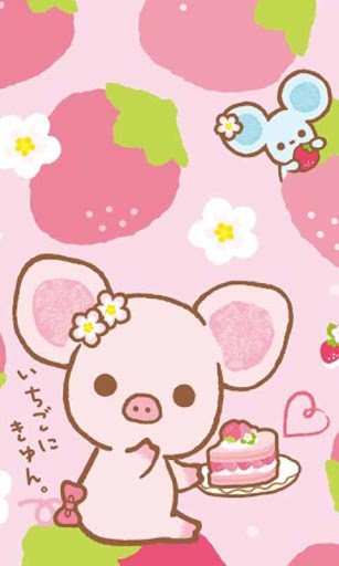 Cute Pig Wallpaper Iphone Piggy kawaii live wallpaper 307x512