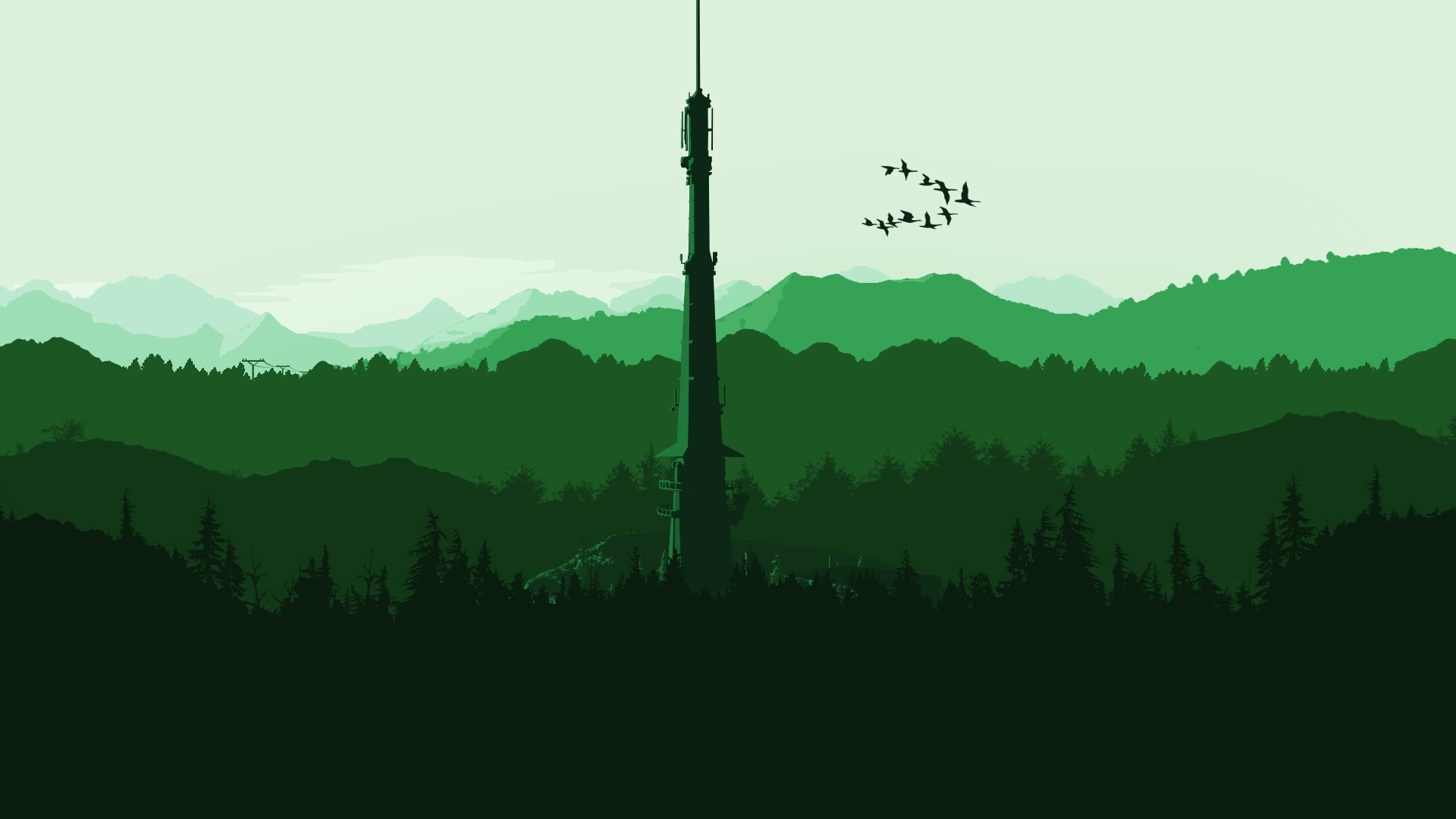 I Made A Wallpaper In The Style Of Firewatch Dayz