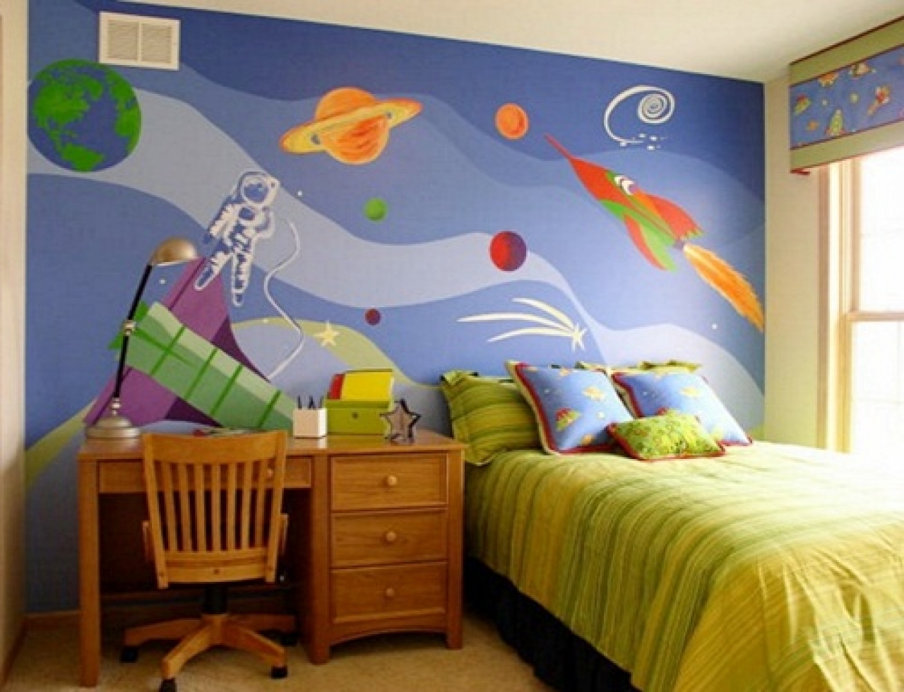 Kids Room Wallpaper Ideas Cosmic By Homecaprice