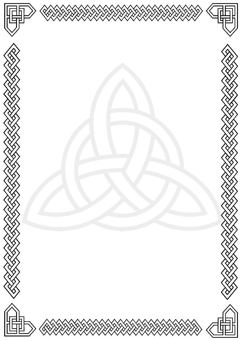 Celtic Knot Wallpaper Border Angular