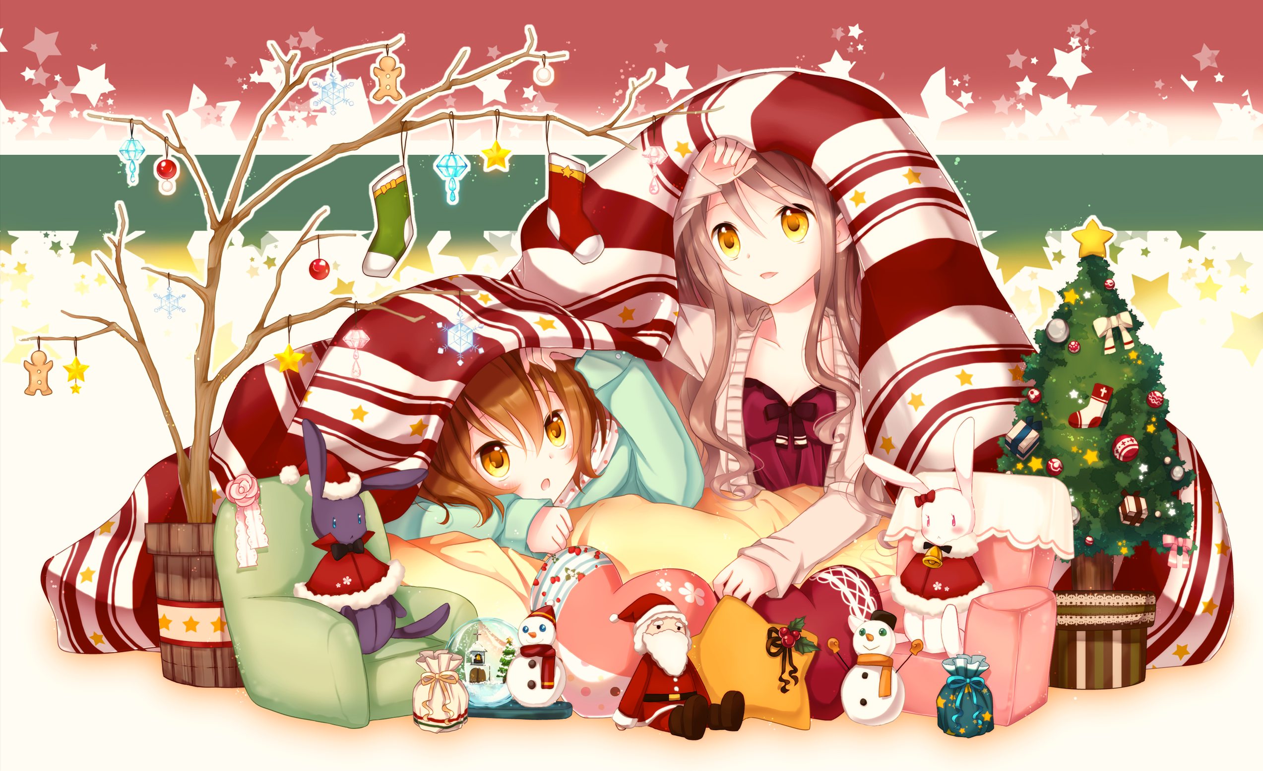 Anime Christmas HD Wallpaper