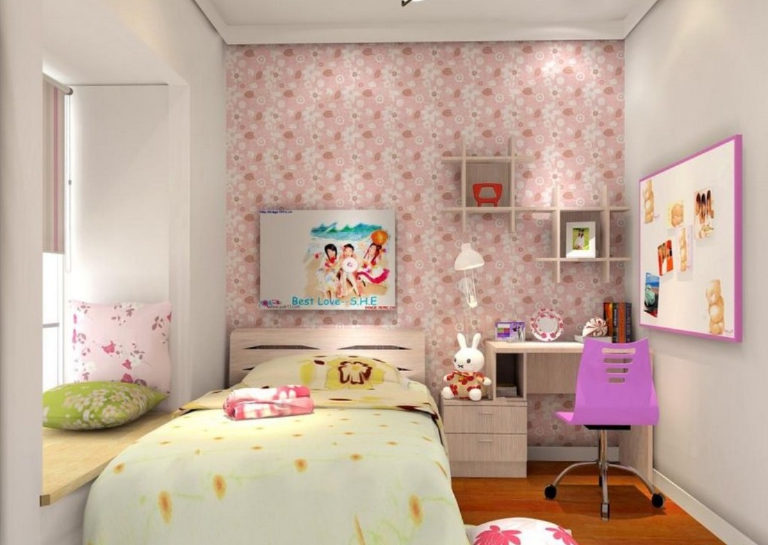 3d Wallpaper Girl Room Decoration Of