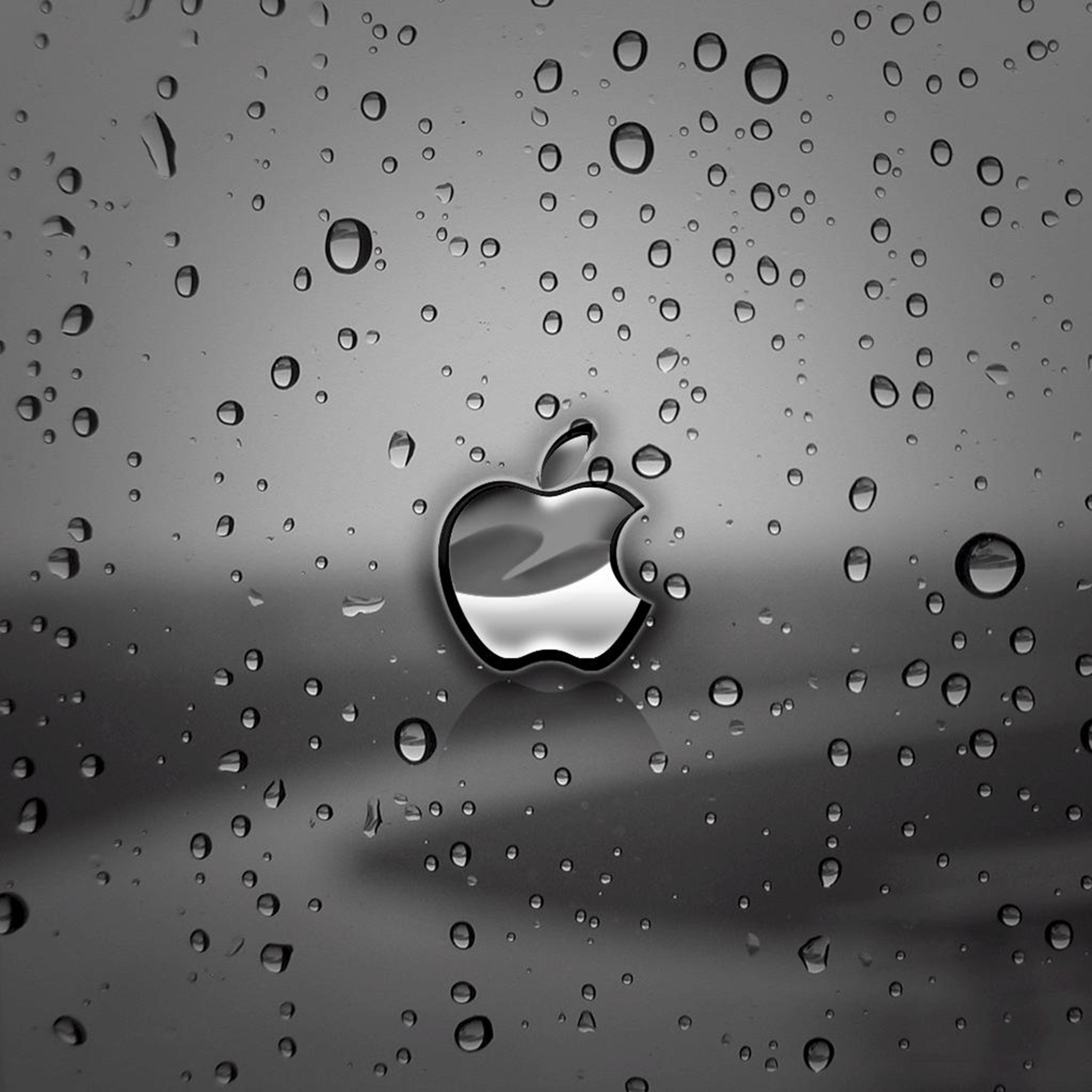 Apple Rain iPad Wallpaper HD 4k