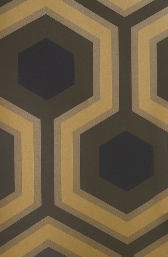 Hicks Grand Hexagon Wallpaper Large Geometric Design In