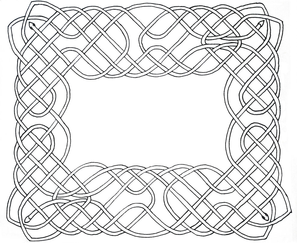 celtic knot wallpaper border