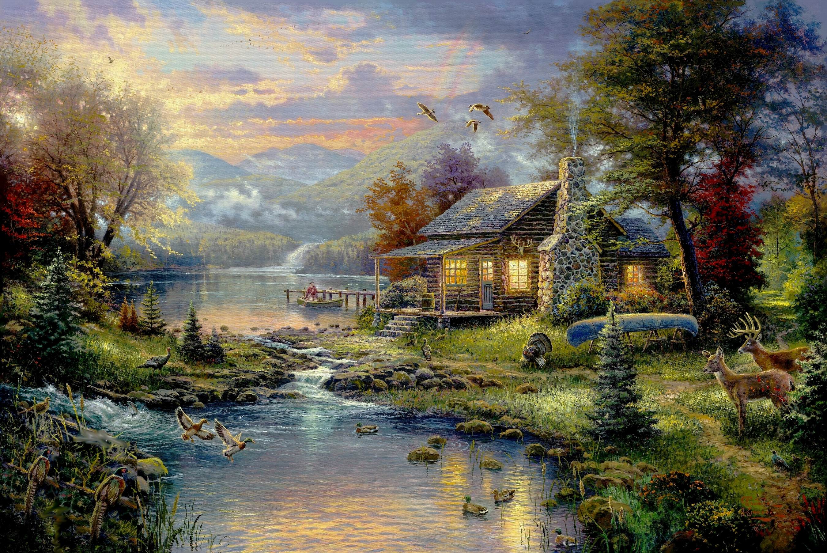 Can You Find The Serial Killers In These Thomas Kinkade Paintings 2700x1805
