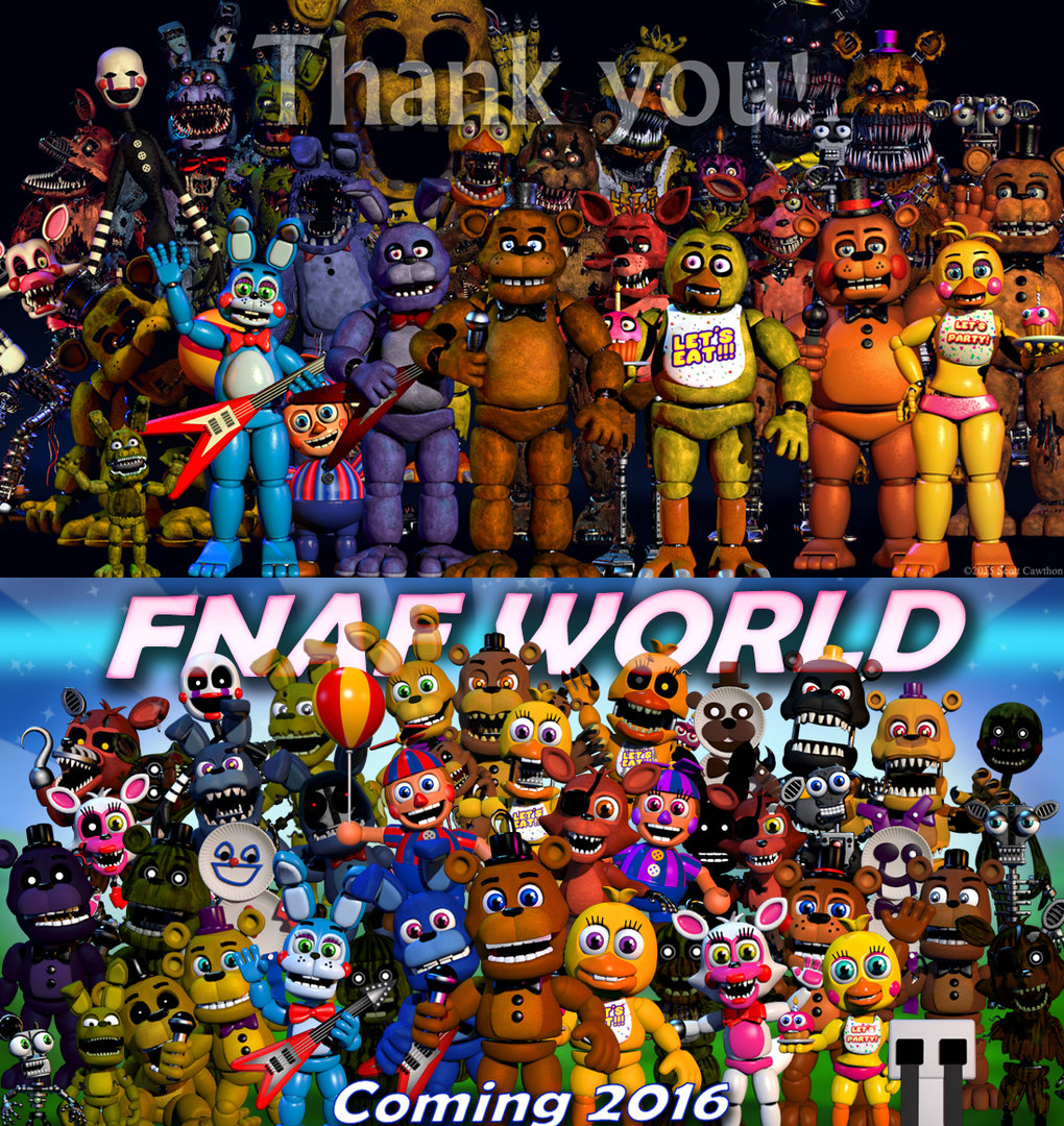 From Thank You To Fnaf World By Hetalialove100
