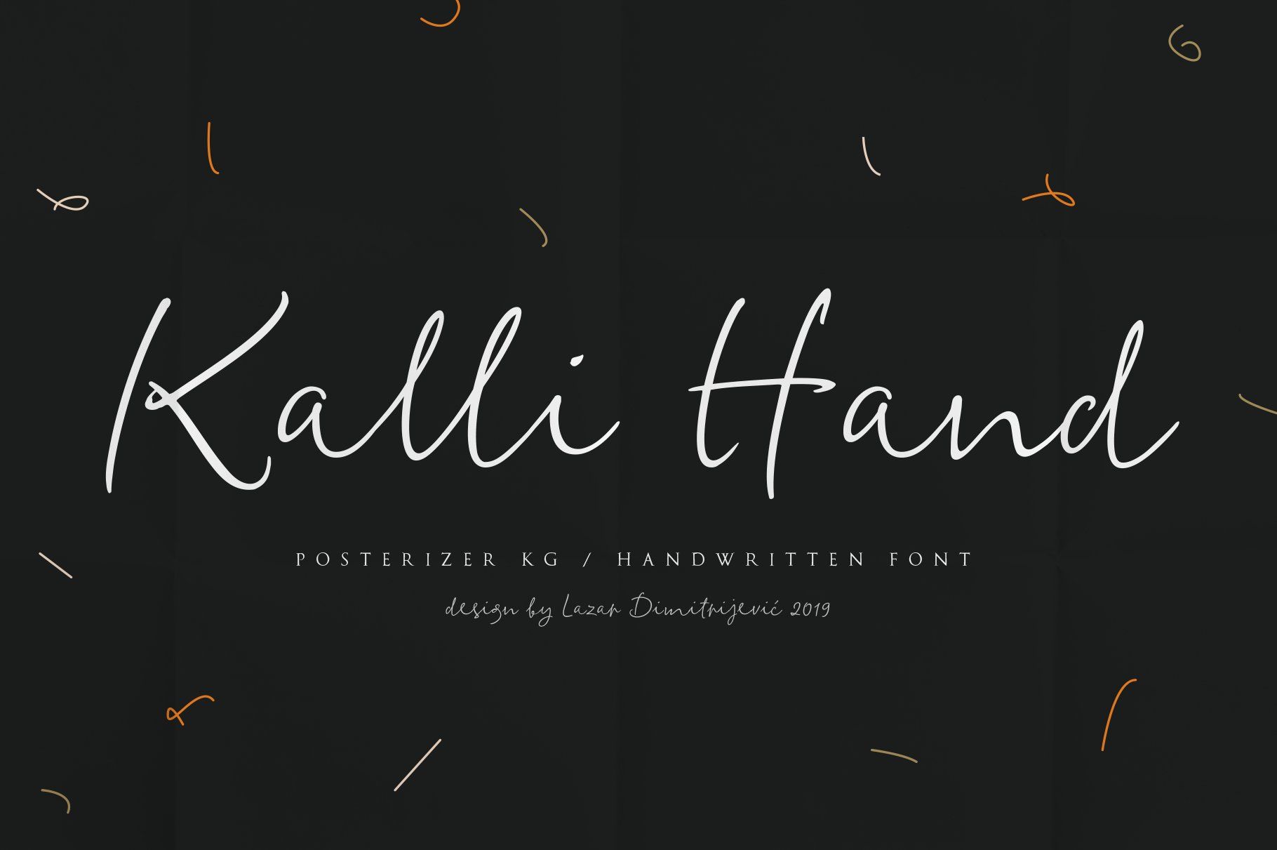Kalli Hand Script By Posterizer Kg On Creativemarket
