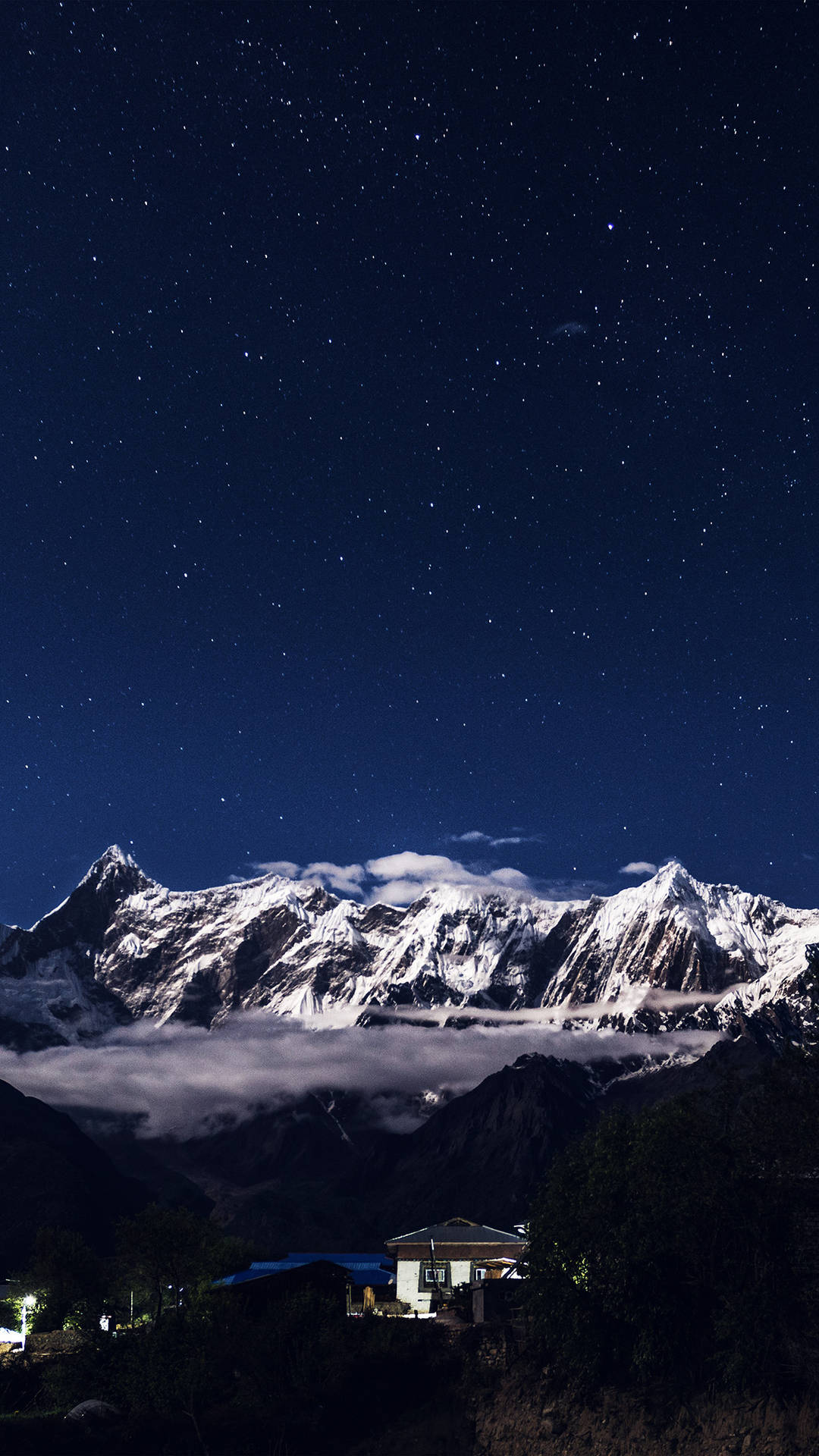 Night Mountain Wallpaper