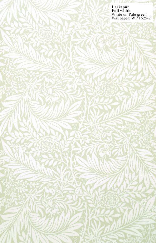 William Morris Reproduction Wallpaper Larkspur Designed By