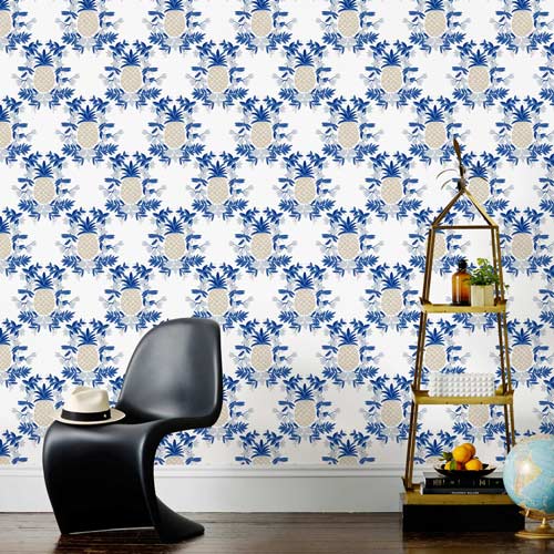 Wallpaper Hygge West Rifle Paper Pany Pineapple