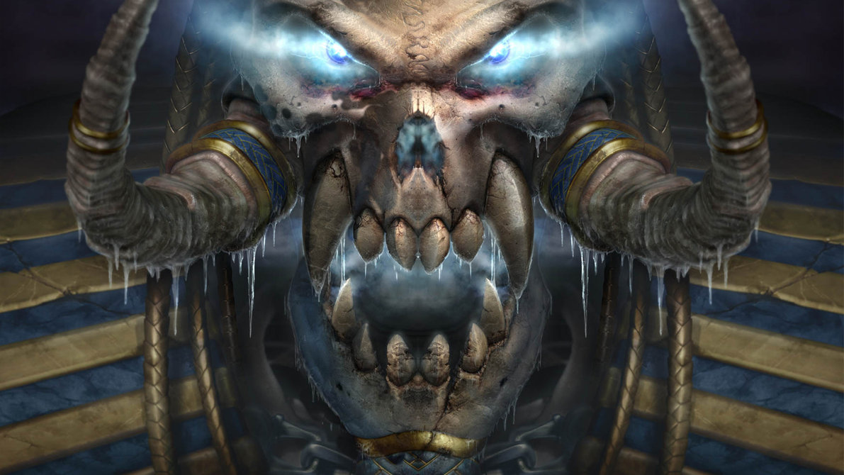 Warcraft3 Undead Skull Wallpaper By Slimebuck