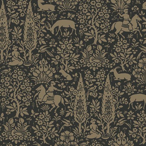 Woodland Tapestry Toile Wallpaper York Wallcoverings Wall
