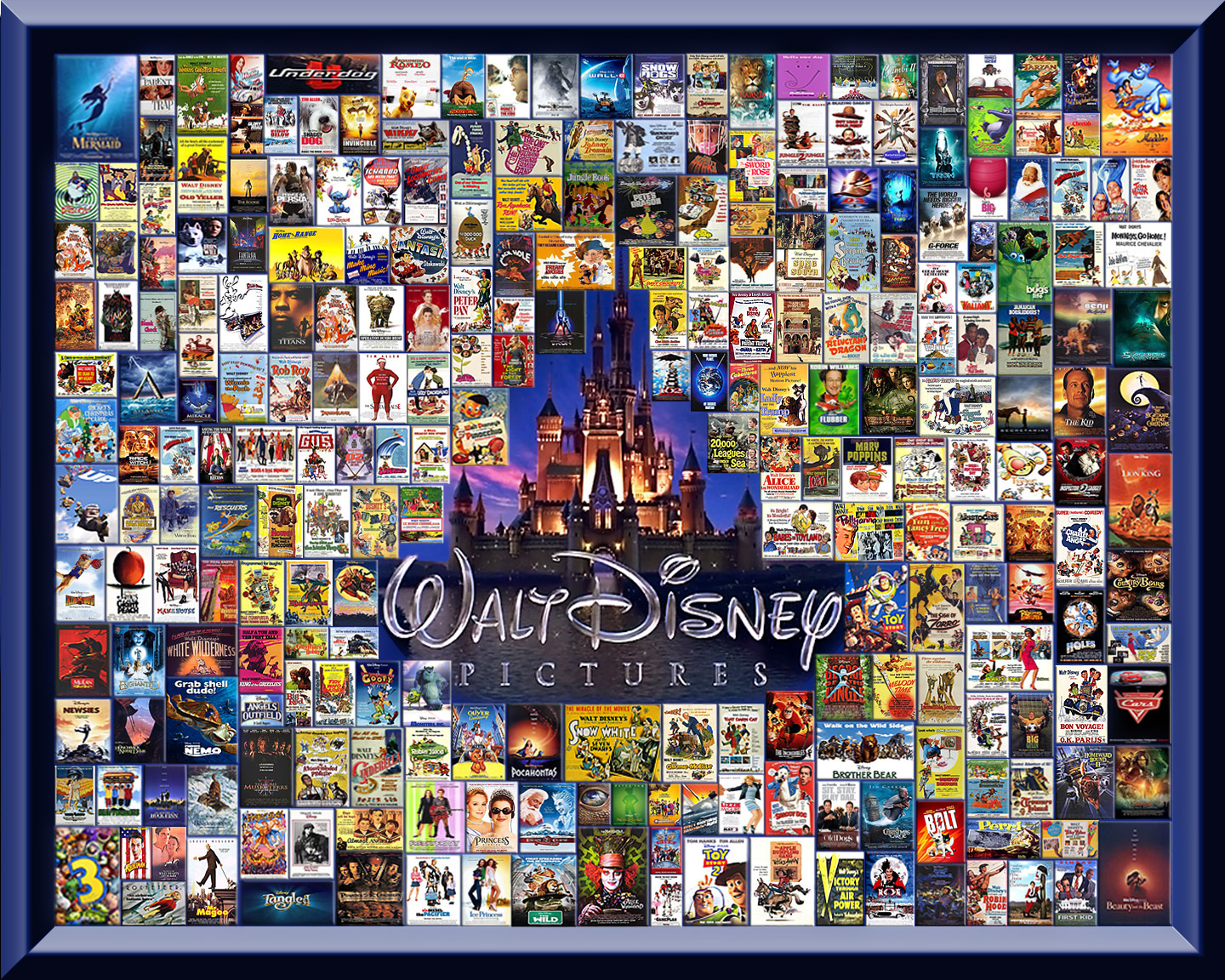 My Disney Pixar Collages Wallpaper