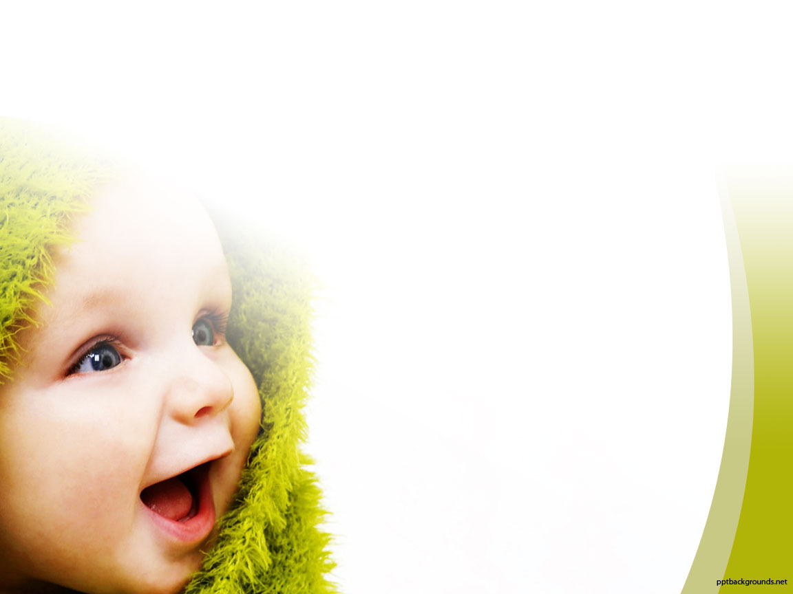 Little Cute Baby Background For Powerpoint Beauty