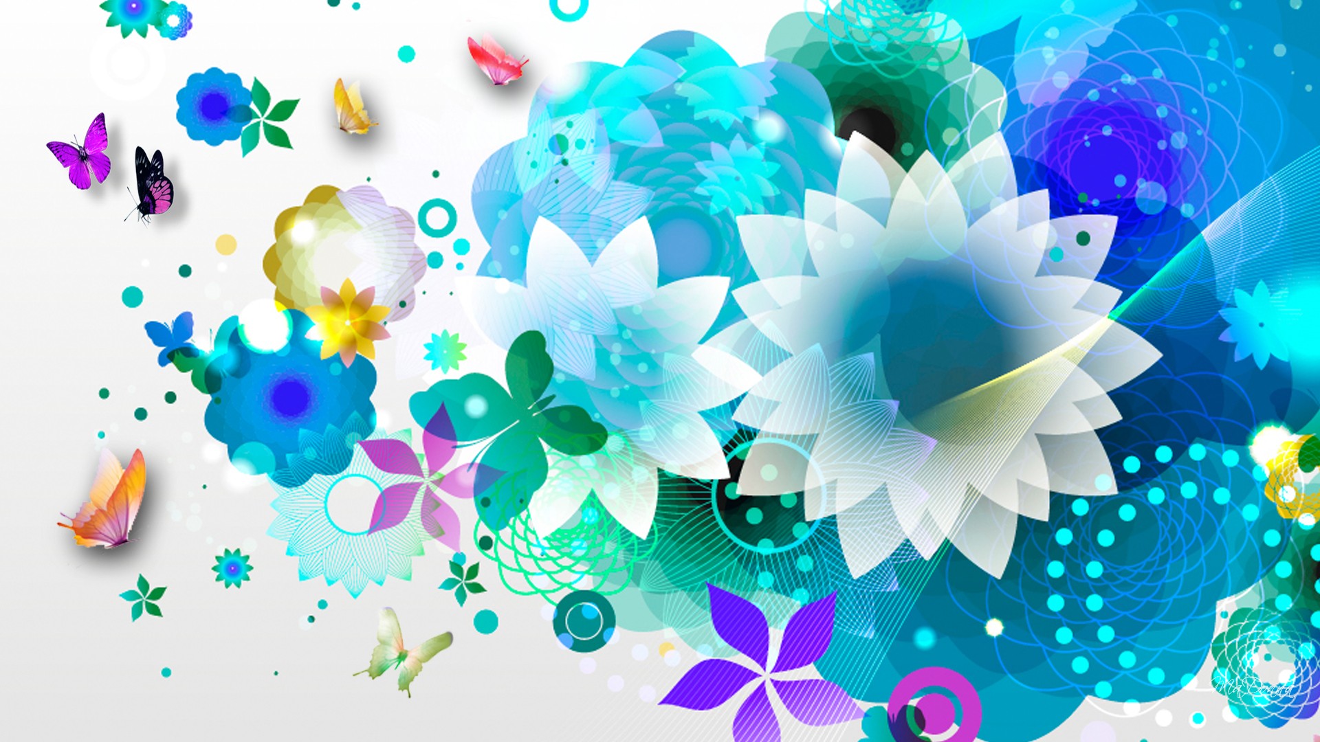 Blue Flower Wallpaper