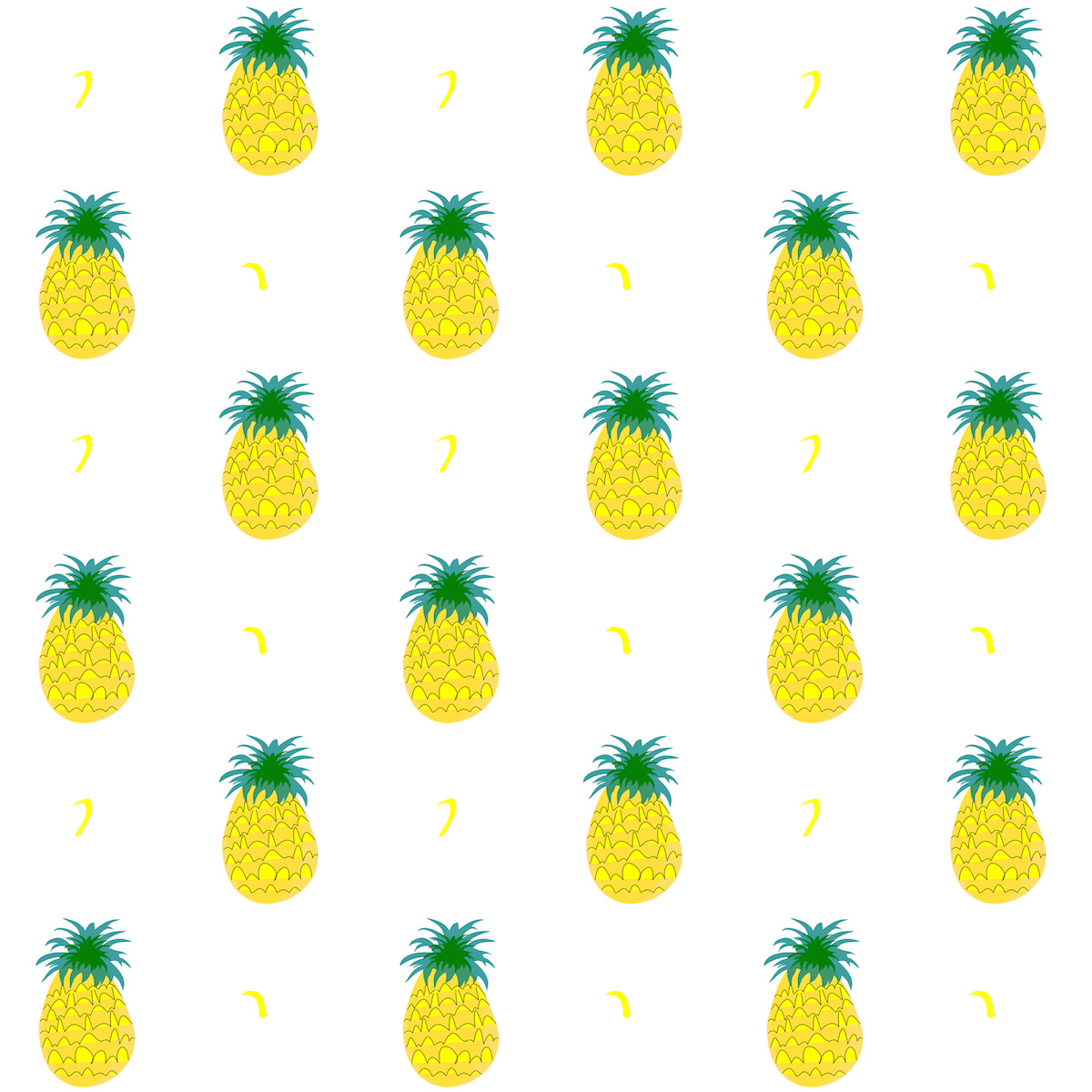 Free digital fruity pineapple scrapbooking paper   ausdruckbares
