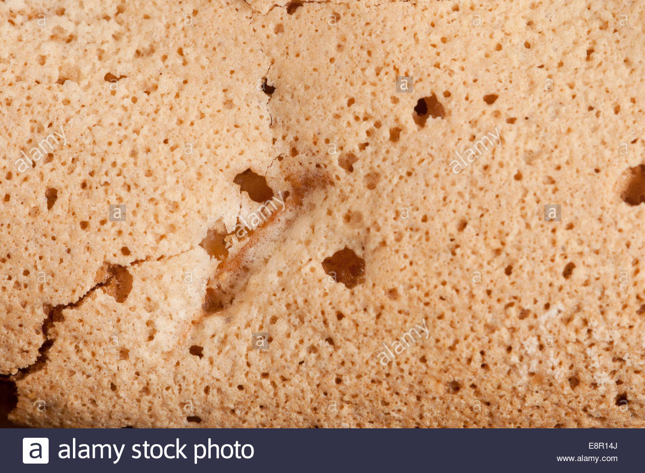 Charlotte Cake Crust As A Background Macro Stock Photo