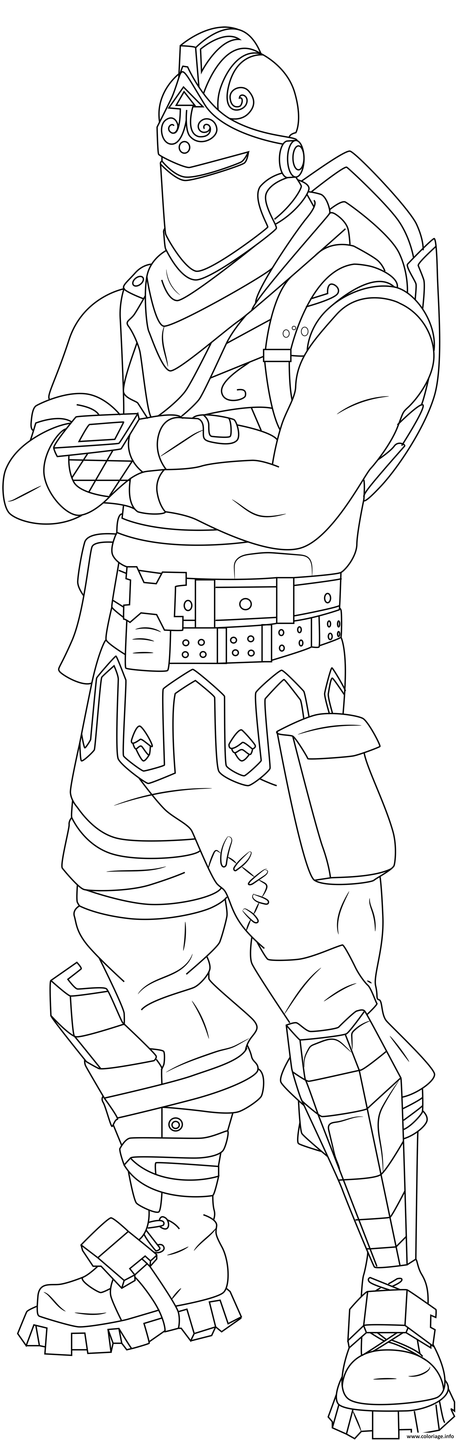 Coloriage Black Knight Fortnite Skin HD Wallpaper