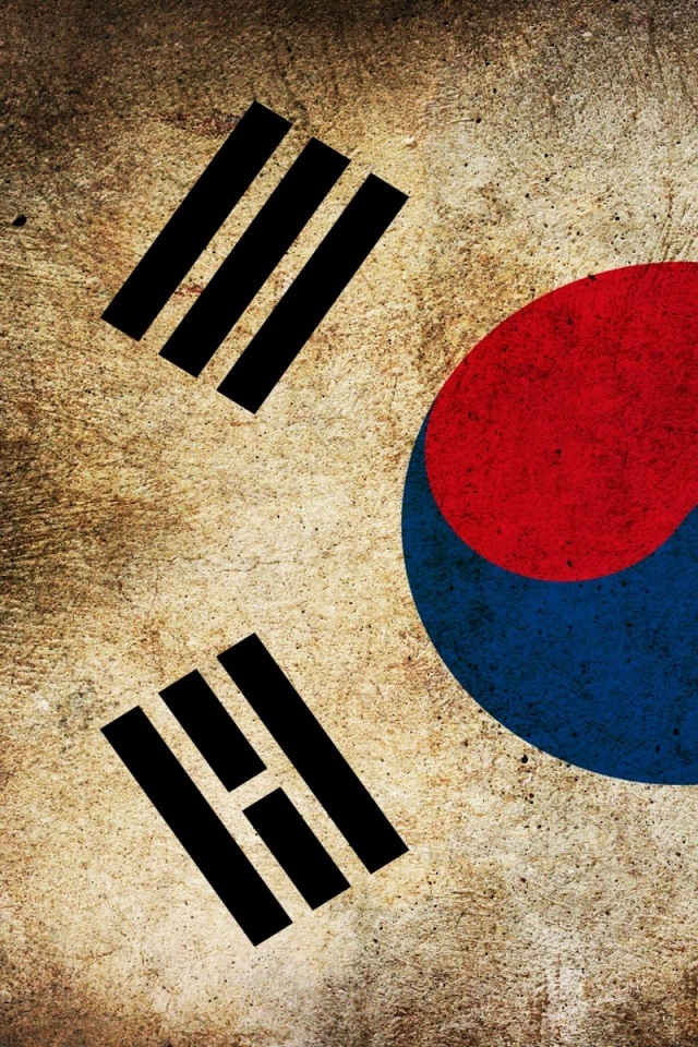 South Korea Flag iPhone HD Wallpaper