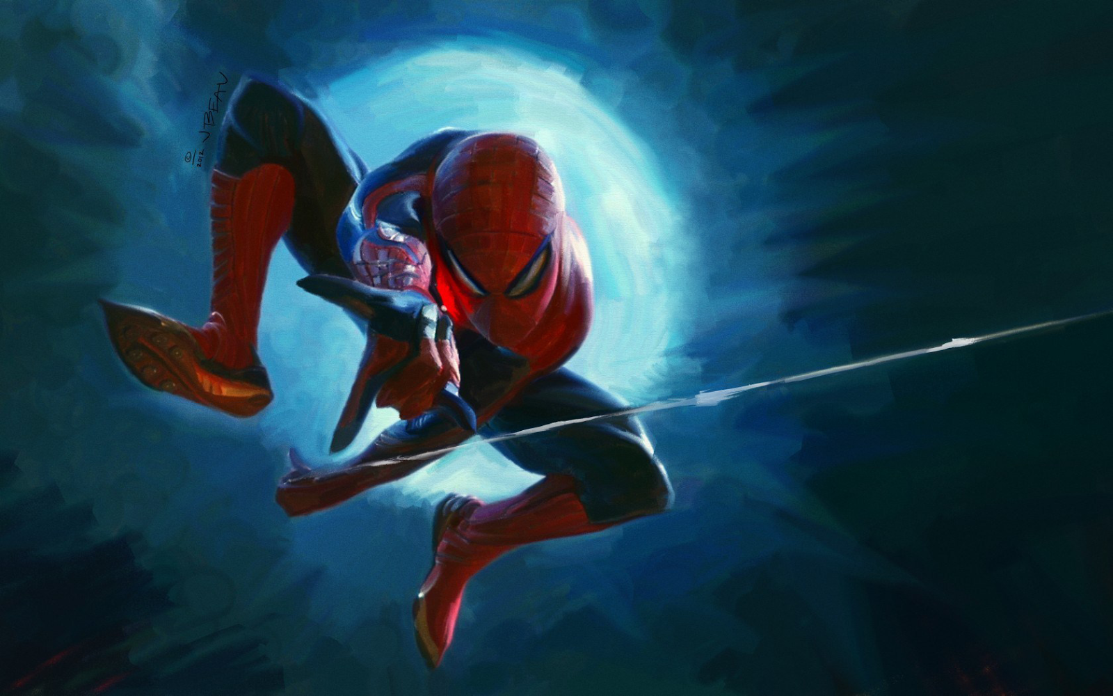 The Amazing Spiderman HD Cartoon Wallpaper Desktop