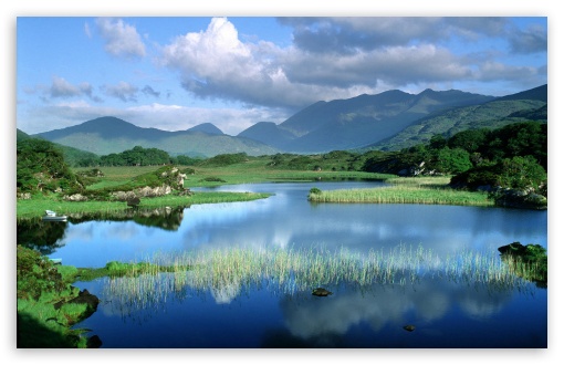Mountain Lake HD Desktop Wallpaper Widescreen High Definition