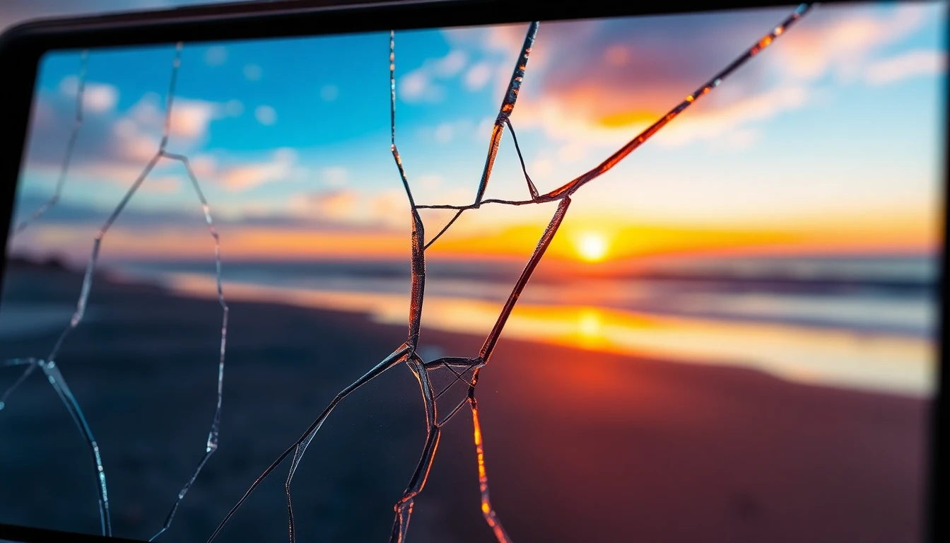 Wallpaper Cracked Screen