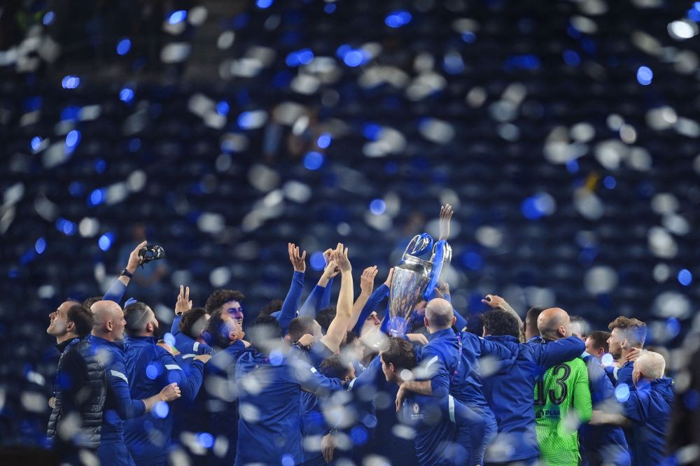 Champions League Stellar Photos From Chelsea S Victory Celebration