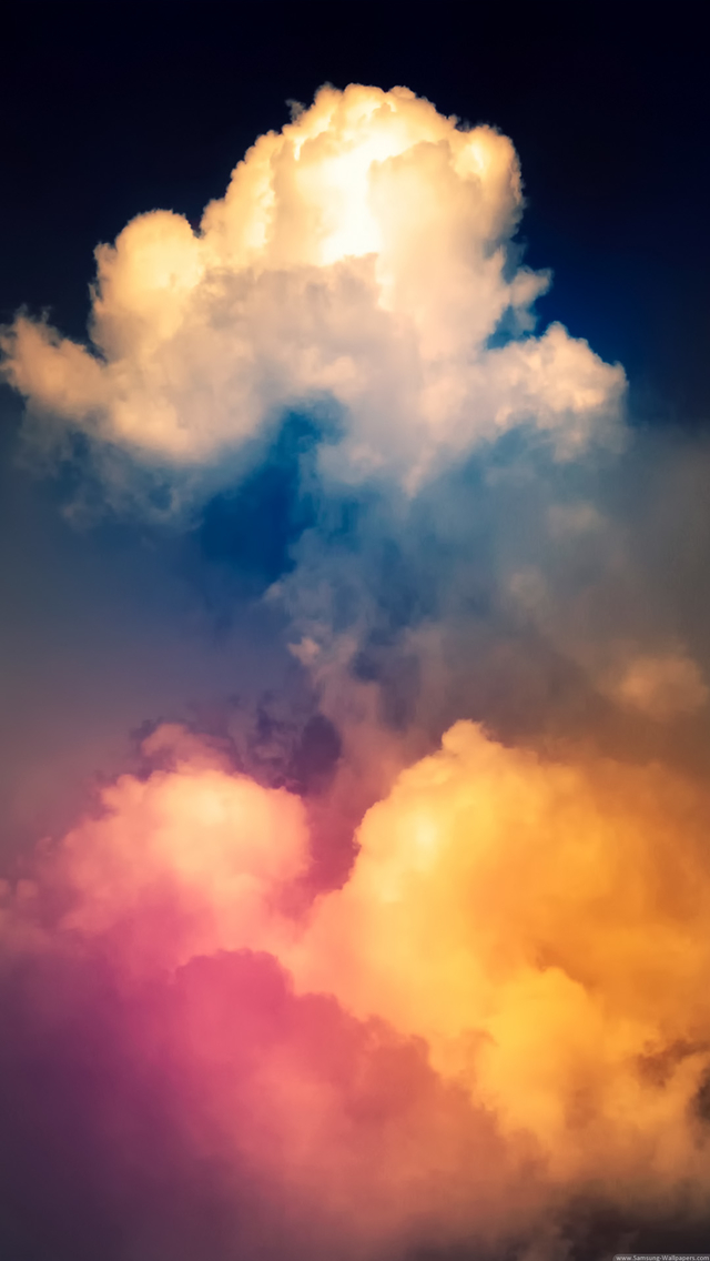 Colorful Smoke Wallpaper iPhone