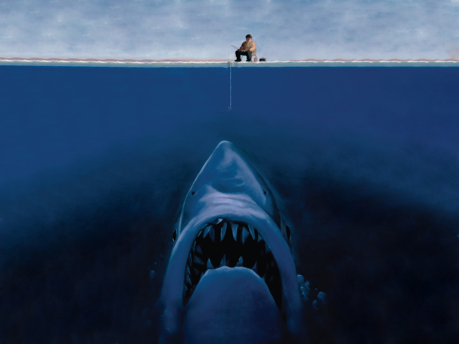 Digital Art Big Shark Wallpaper HD