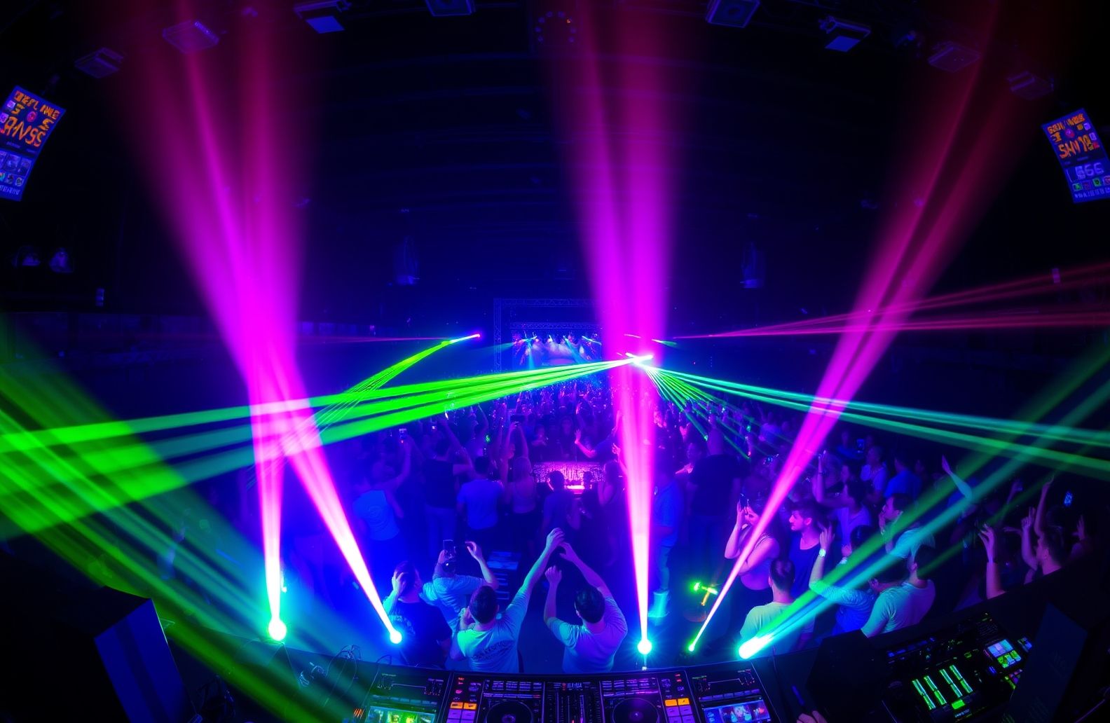 Led Dj Lights Wallpaper