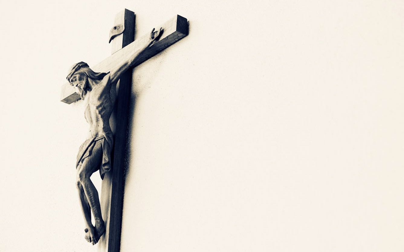 Over Christian Wallpaper Crucifix