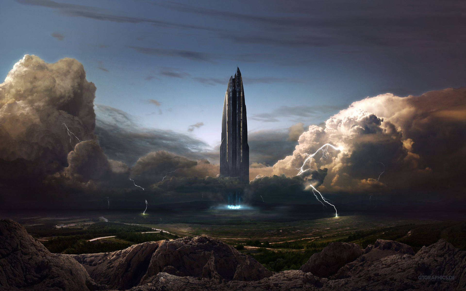 Sci Fi Landscape Wallpaper