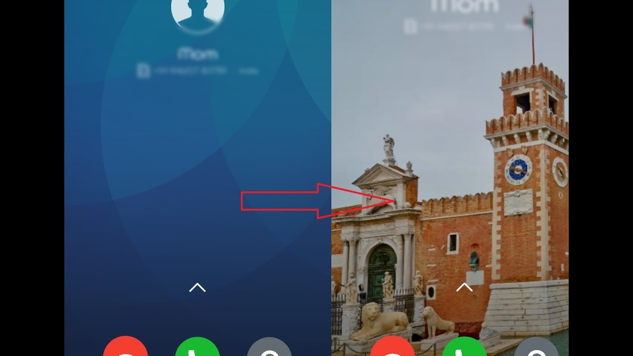 How To Change Ining Outgoing Call Background Wallpaper In Miui