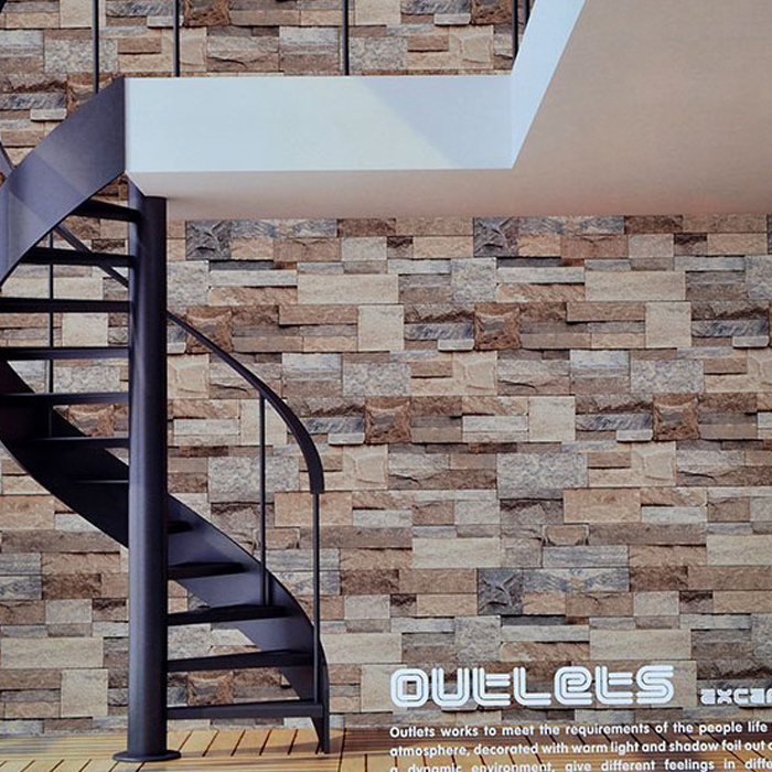 Chinese Style Wallpaper Brick Walls 3d Wall Paper Stone