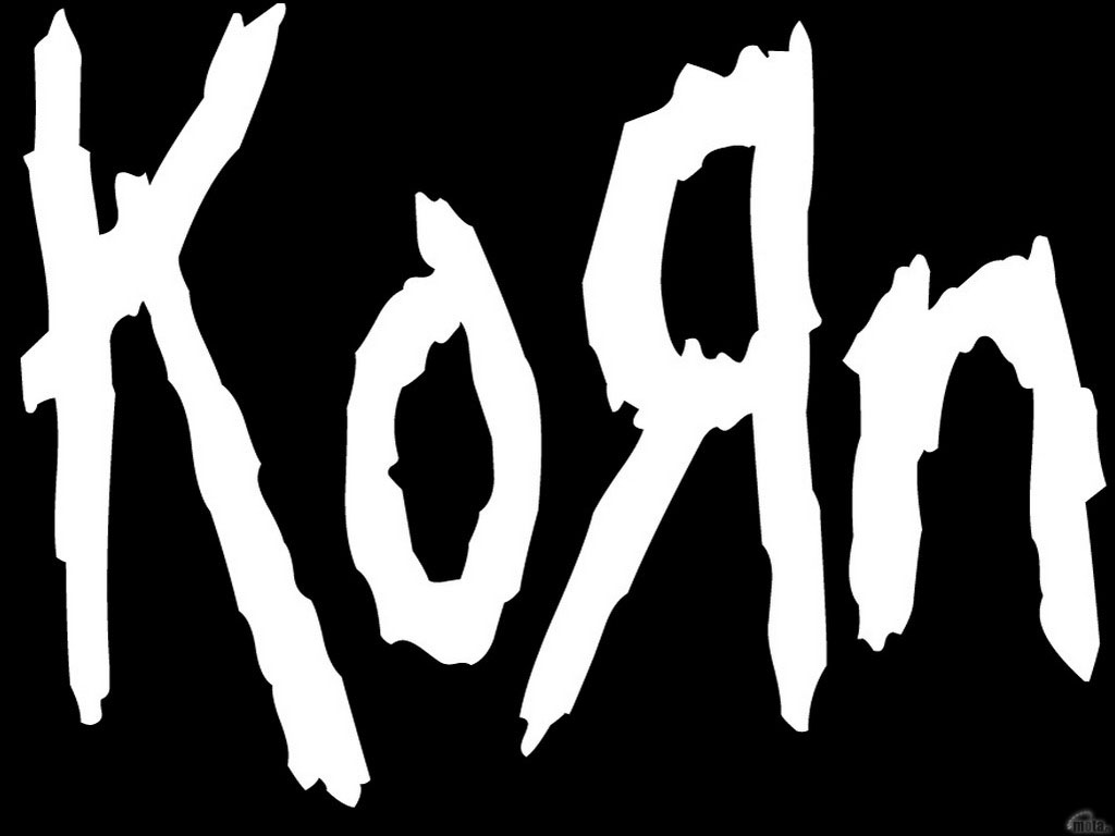Wallpaper Black Korn Logo