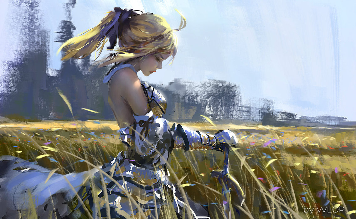 Saber Lily By Wlop