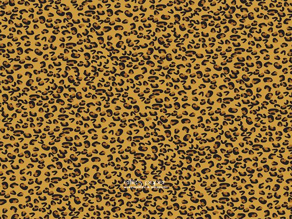 Leopard Cheetah Print Pattern Desktop Wallpaper By Effiespaper