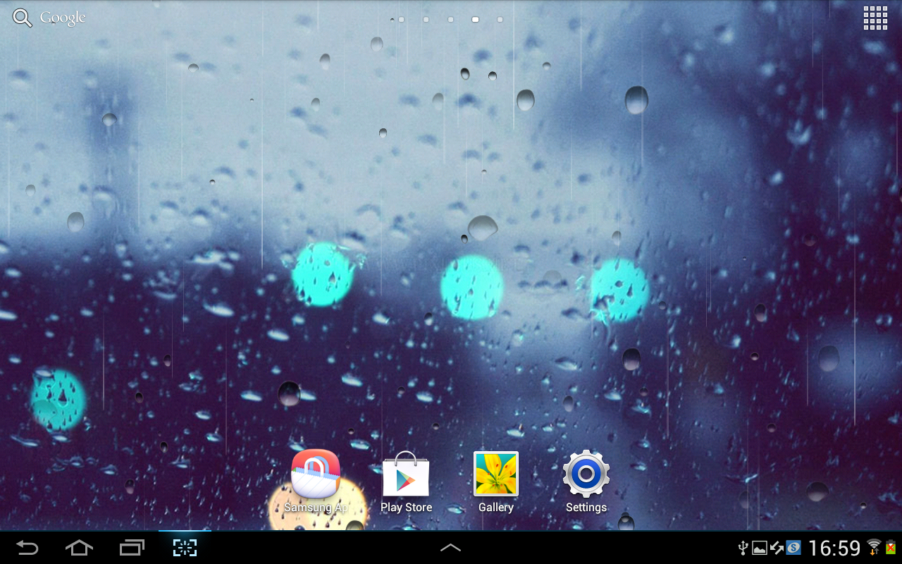 Rain On Glass Live Wallpaper Screenshot